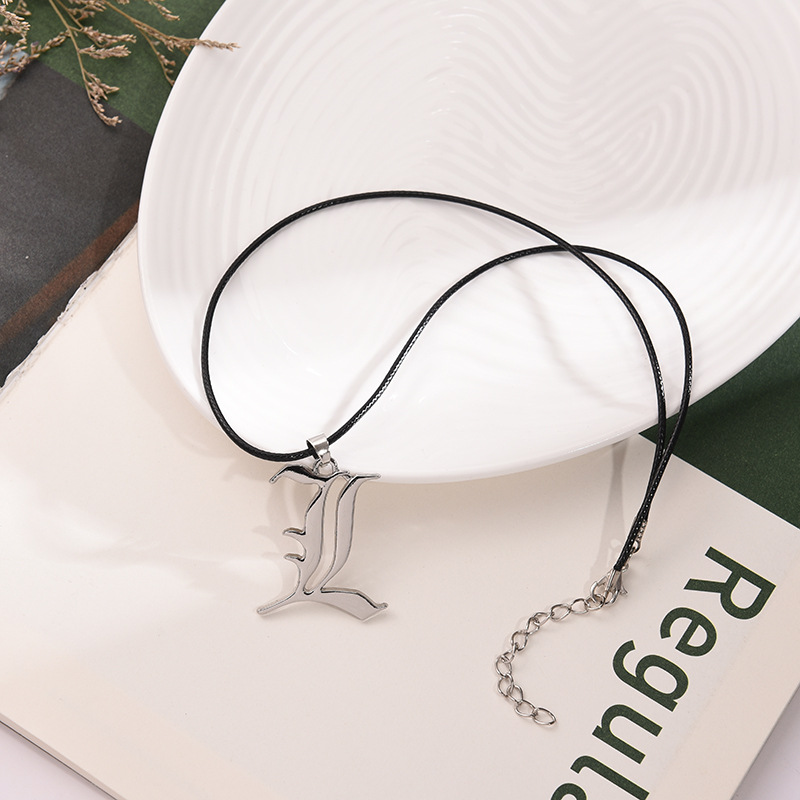 Anime Death Note L Logo Alloy  - Embroidery H&M 评论和价格