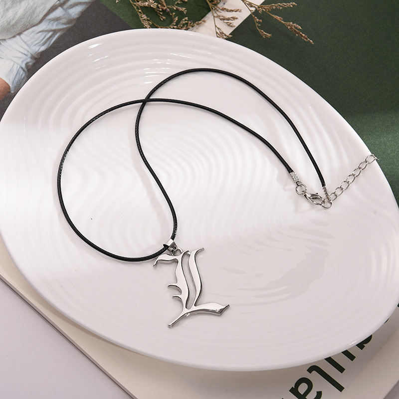 Anime Death Note L Logo Alloy  - Embroidery H&M 评论和价格