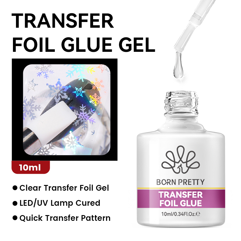 BORN PRETTY Nail Foil Glue Gel - Transfer Paper Carbon 评论和价格