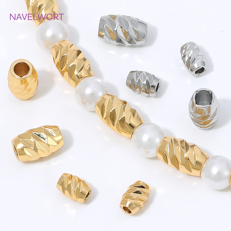 Brass 4/6mm Stripe Spacer Bead - Embroidery Art 评论和价格